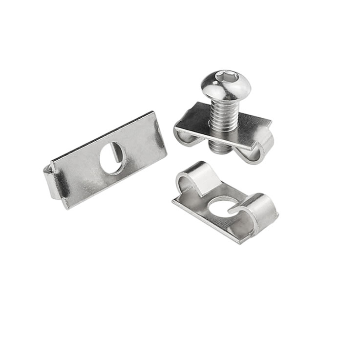 Custom 3030 4040 aluminum Extrusion Profile  Elastic spring End Fastener