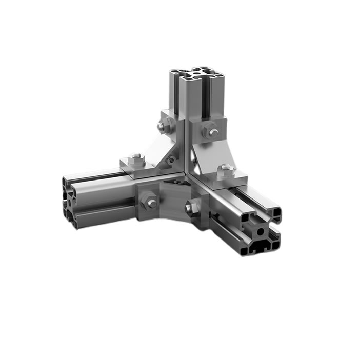 Corner joint cnc aluminium profile 135 degree angle Bracket Accessories