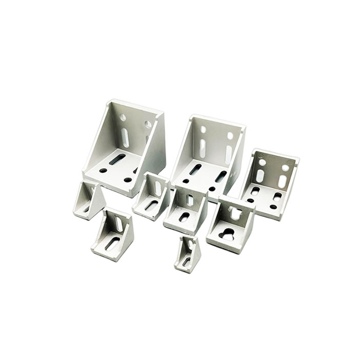 slot8 slot10 aluminium profile 90 degrees corner connector angle bracket