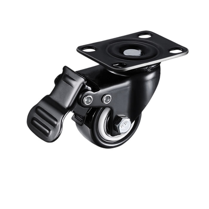 heavy duty office chair polyurethane rubber caster wheel