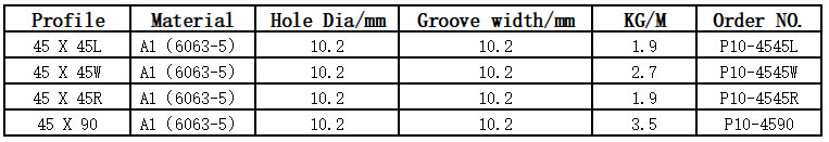 4545 industrial factory t slot extrusion aluminum profile03.jpg