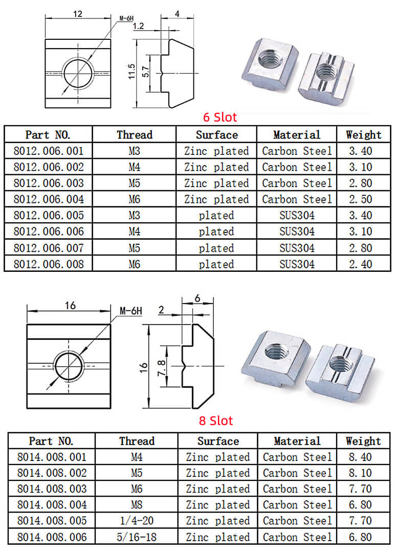 Sliding T Nuts Metric M4 M5 Slide in Hammer Head T-Nut (1) Slide-in T-nut.jpg
